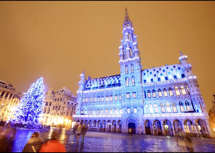 Grand Place in Winter