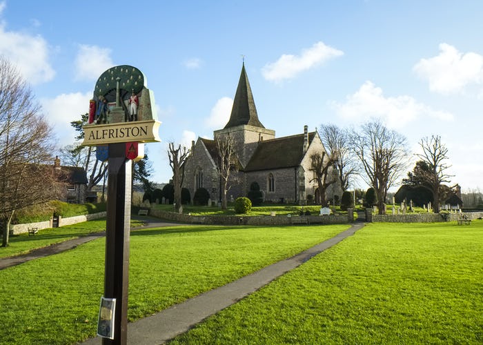 Saint Andrews Church in Alfriston